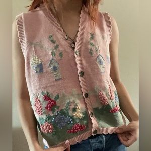 Pink size large Northern Reflection sweater vest